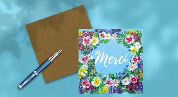 Carte "Merci"